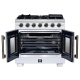 Forno FFSGS6460-36WHT 36 inch Range
