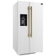 Forno 36 inch 20.0 cu. ft. White Side by Side Refrigerator (FFRBI1844-36WHT)