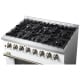 Forno 36 inch White Dual Fuel Range (FFSGS6156-36WHT)