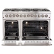 Forno FFSGS6156-48WHT 48 inch Dual Fuel Range