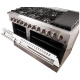 Forno FFSGS6156-48WHT Dual Fuel Range