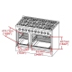 Forno FFSGS6156-48WHT