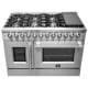 Forno 48 inch Stainless Steel Dual Fuel Range (FFSGS6356-48)
