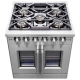 Forno 30 inch Stainless Steel Gas Range (FFSGS6460-30)