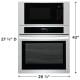 Frigidaire FCWM3030AS 30 inch Microwave Wall Oven Combo