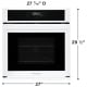 Frigidaire FCWS2730AW 27 inch Single Wall Oven