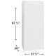 Frigidaire 13 cu. ft. Convertible Fridge/Freezer Freezer (FFUE1326AW)