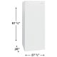 Frigidaire 28 inch 16 cu. ft. Refrigerator (FFUE1626AW)