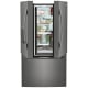 Frigidaire Gallery 36 inch 27.8 cu. ft. Black Stainless Steel French Door Refrigerator (GRFS2853AD)