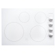 Frigidaire 30 inch White Electric Cooktop (FFEC3025LW)