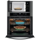 Frigidaire Gallery 30 inch Black Stainless Steel Microwave Wall Oven Combo (FGMC3066UD)