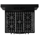 Frigidaire Gallery 30 inch Black Gas Range (FGGF3036TB)