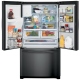 Frigidaire Gallery 36 inch 21.7 cu. ft. Black Stainless Steel French Door Refrigerator (FGHD2368TD)
