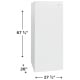 Frigidaire FRAE1626AW 28 inch 16 cu. ft. Refrigerator