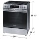 Frigidaire FCFG3082BS 30 inch Gas Range