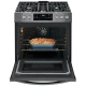 Frigidaire Gallery 30 inch Black Stainless Steel Gas Range (FGGH3047VD)