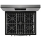 Frigidaire Gallery 30 inch Black Stainless Steel Gas Range (GCRG3038AD)