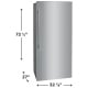 Réfrigérateur Frigidaire Professional 33 pouce 18.9 pi. cu. (PRDA1922AF)