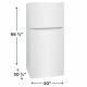 Frigidaire FFTR1814WW