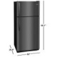 Frigidaire 30 inch 18 cu. ft. Top Freezer Refrigerator (FFTR1821TD)