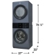 Electrolux ELTE730CAD 5.1 cu. ft. Electric Laundry Center