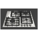 Fulgor Milano 24 inch Stainless Steel Gas Cooktop (F4GK24S1)
