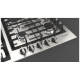 Fulgor Milano 30 inch Stainless Steel Gas Cooktop (F4GK30S1)