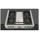 Fulgor Milano 36 inch Stainless Steel Gas Cooktop (F6GRT364GS1)