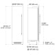 Fulgor Milano 24 inch 13.03 cu. ft. Stainless Steel Column Refrigerator (F7SRC24S1-L)