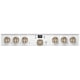 Cafe 36 inch White Dual Fuel Range (C2Y366P4TW2)