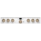 Cafe 36 inch White Gas Range (CGY366P4TW2)