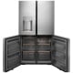 Cafe 36 inch 27.4 cu. ft. Platinum French Door Refrigerator (CQE28DM5NS5)