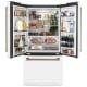 Cafe CWE19SP4NW2 33 inch 18.6 cu. ft. French Door Refrigerator