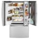 GE Profile 36 inch 20.9 cu. ft. Stainless Steel French Door Refrigerator (PYD22KYNFS)