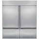 Monogram 20.6 cu. ft. Custom Panel Ready Stainless Steel Bottom Freezer Refrigerator (ZICS360NXLH)