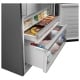 GE 31 inch 17.7 cu. ft. Stainless Steel Bottom Freezer Refrigerator (GBE17HYRFS)