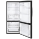 GE 30 inch 20.9 cu. ft. Black Bottom Freezer Refrigerator (GBE21AGKBB)