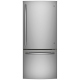 GE 30 inch 20.9 cu. ft. Stainless Steel Bottom Freezer Refrigerator (GBE21AYRKFS)