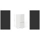 GE 30 inch 20.9 cu. ft. White Bottom Freezer Refrigerator (GDE21DGKWW)
