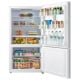 Moffat 30 inch 18.6 cu. ft. White Bottom Freezer Refrigerator (MBE19DTNKWW)