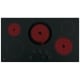 GE 36 inch Black Electric Cooktop (JP3036DLBB)