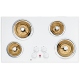 GE 36 inch White Electric Cooktop (JP626WKWW)
