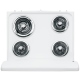 GE 30 inch White Electric Range (JBS15MWW)