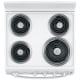 GE 24 inch White Electric Range (JCAS300DMWW)