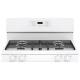 GE 30 inch White Gas Range (JCGBS61DPWW)