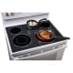 GE 30 inch White Electric Range (JCB840DKWW)