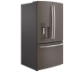 GE 36 inch 25.7 cu. ft. Slate French Door Refrigerator (GFE26GMHES)
