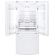 GE 30 inch 20.8 cu. ft. White French Door Refrigerator (GNE21DGKWW)
