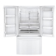 GE 26.3 cu. ft. White French Door Refrigerator (GNE26GGDWW)