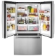 GE 36 inch 26.7 cu. ft. Stainless Steel French Door Refrigerator (GNE27ESMSS)